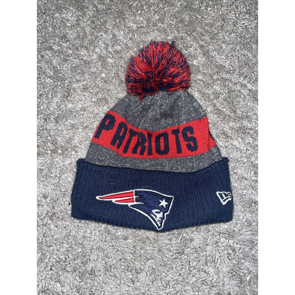 New England Patriots Knit Hat Beanie New Era Field Sideline Team Headwear Youth